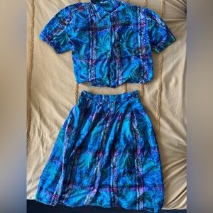 Matching Two Piece Shirt & Skirtt